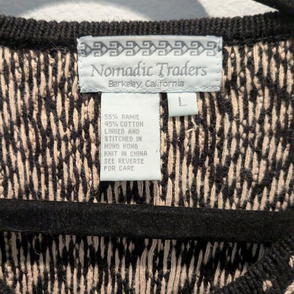 Vintage Nomadic Traders Norwegian Style Zip-Up Cardigan - Large - Picture 5 of 8